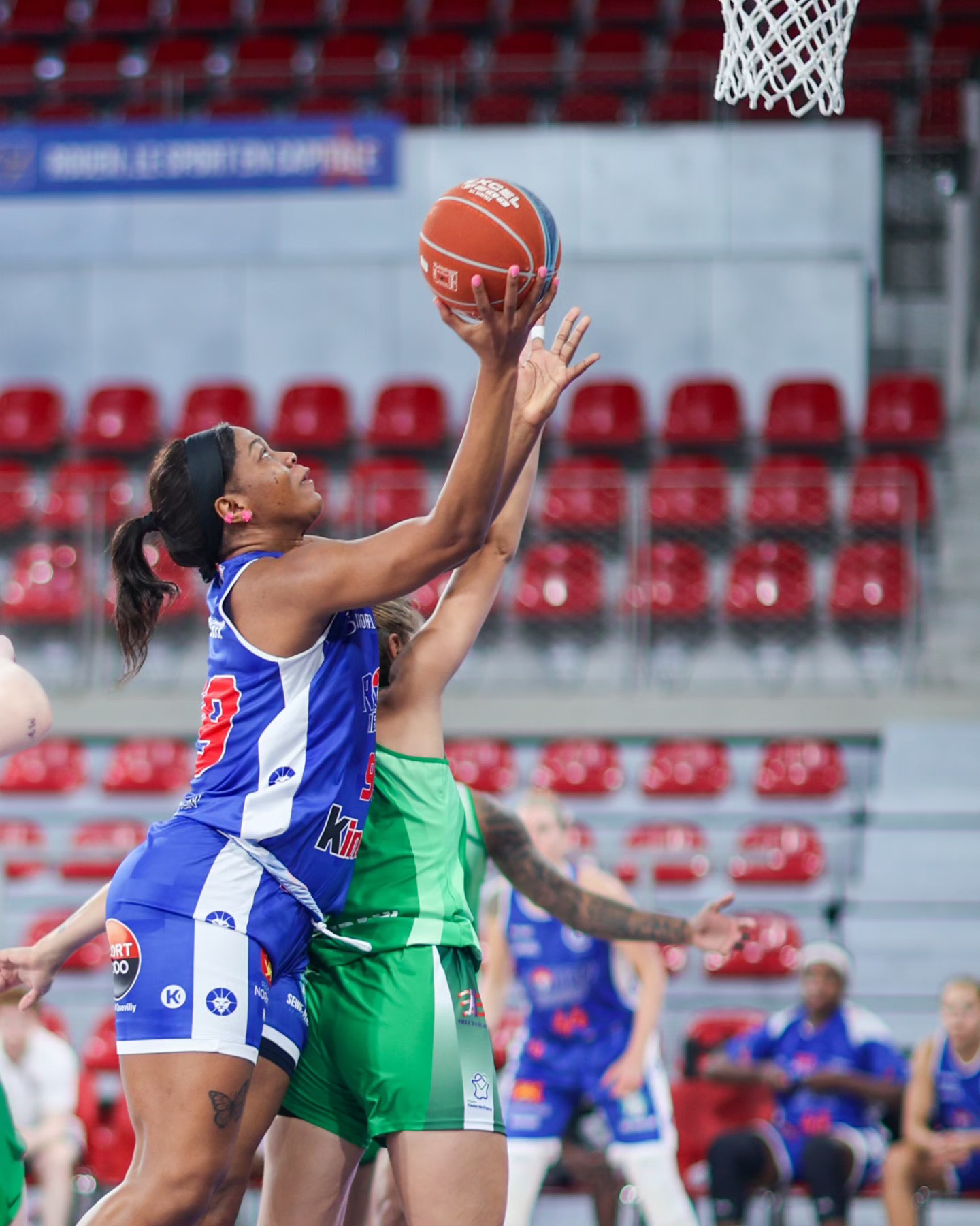 NF1 poule B : Statu quo au classement, Escaudain et les cadettes de l’INSEP ont tenu une mi-temps face à des adversaires plus forts