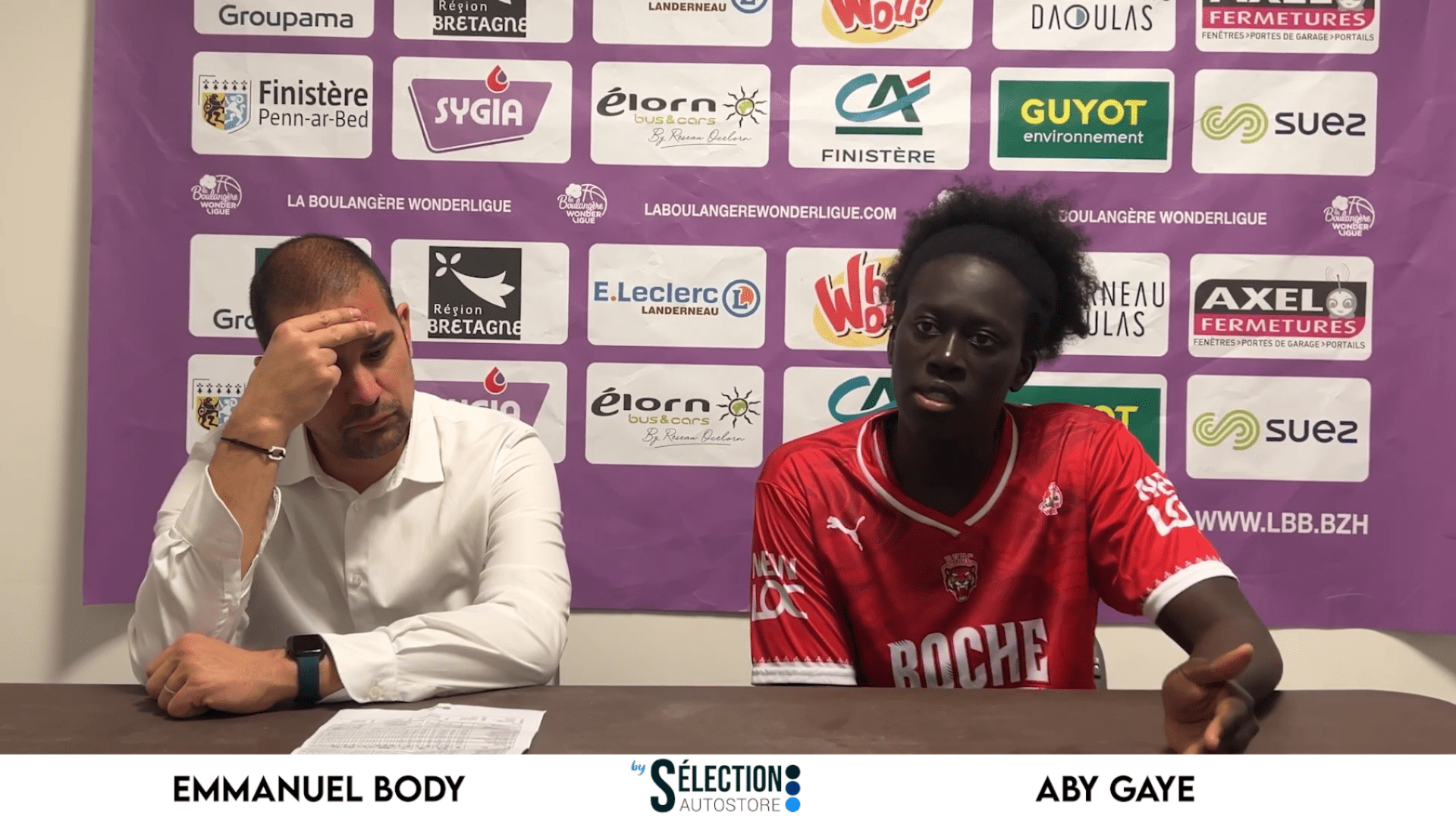 LBWL : Conférence de presse après Landerneau B. B. – La Roche-Vendée