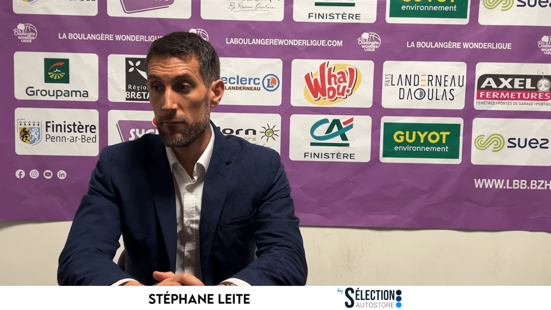 LBWL : Conférence de presse après Landerneau B. B. – Charnay