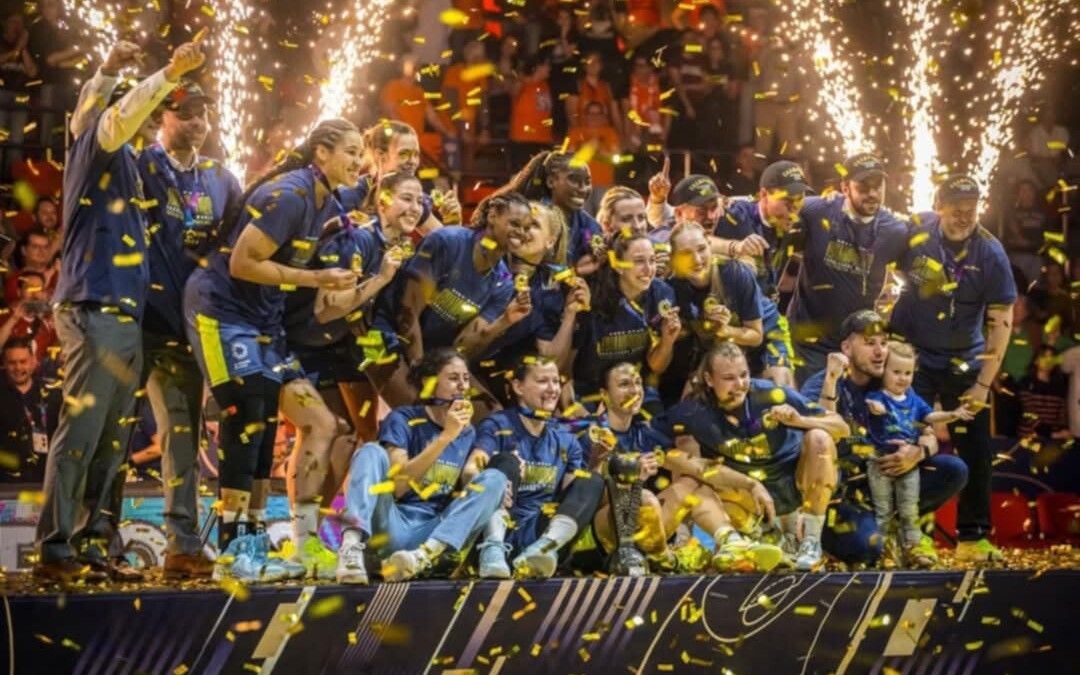 Rép. Tchèque : 19ème titre national pour les récentes Championnes d&rsquo;Europe, les coéquipières de Valériane AYAYI