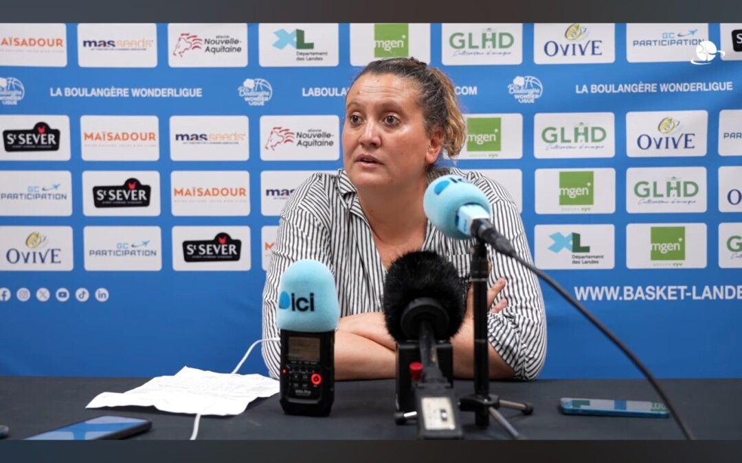 LBWL : Conférence de presse après Basket Landes – Tarbes