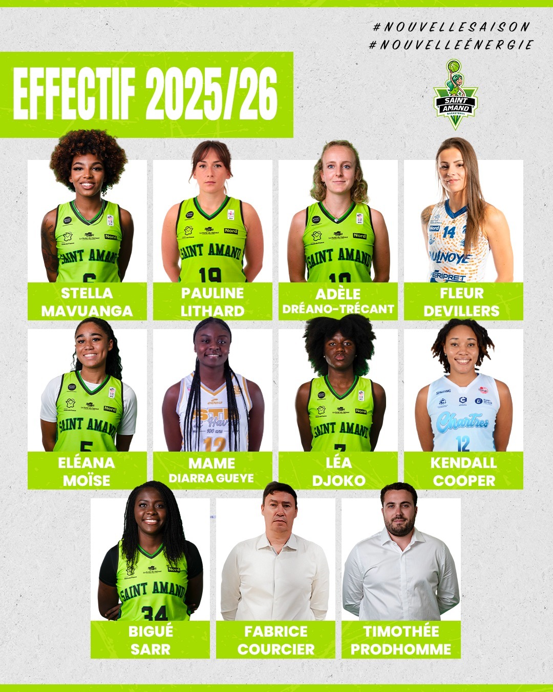 Ligue 2 St Amand : De la continuité et un recrutement haut de gamme