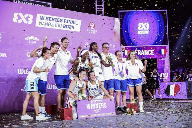 Gros virage pris dans le classement mondial du basket 3×3