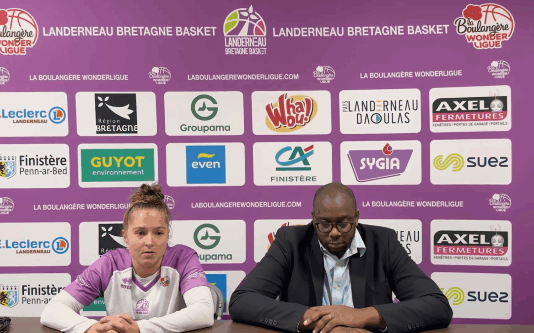 LBWL : Conférence de presse après Landerneau B. B. – Lattes-Montpellier