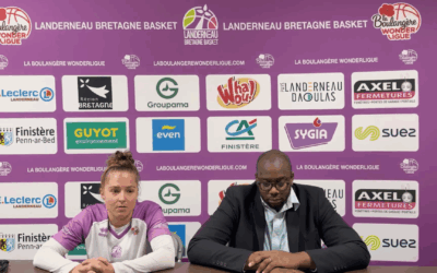 LBWL : Conférence de presse après Landerneau B. B. – Lattes-Montpellier