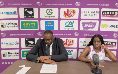 LBWL : Conférence de presse après Landerneau B. B. – Angers