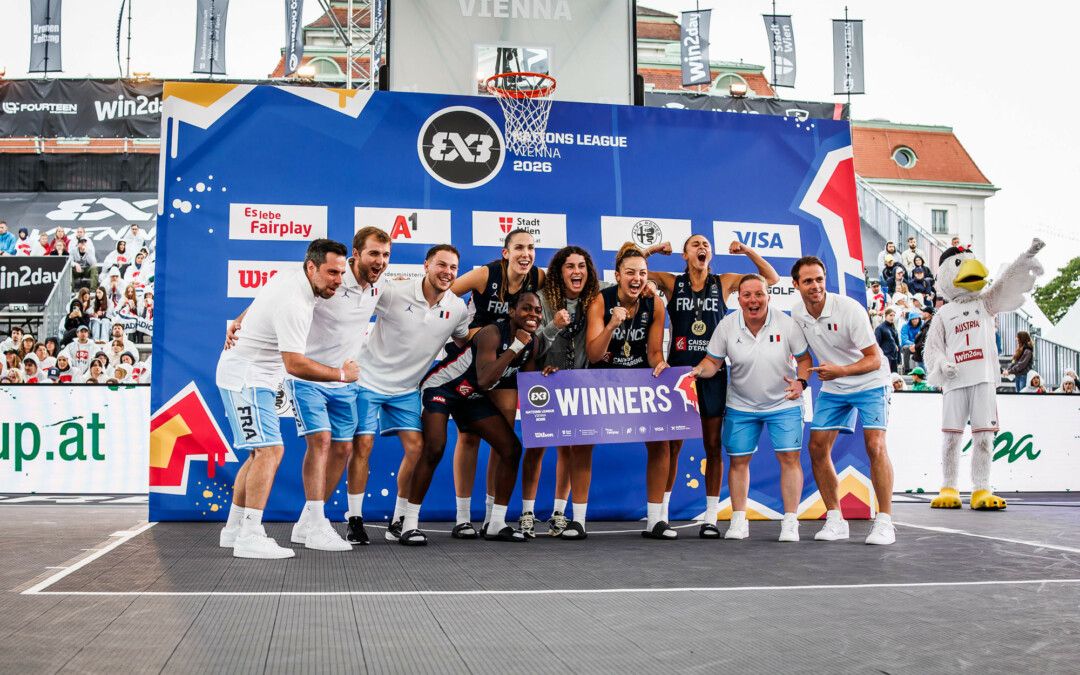 Nations League 3×3 : Les Bleuettes font la passe de 3 à Vienne