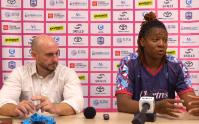 Eurocoupe : Conférence de presse après Chartres – L. Chomutov