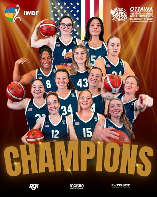Mondial handisport 2026 : Les Etats-Unis champions du monde !